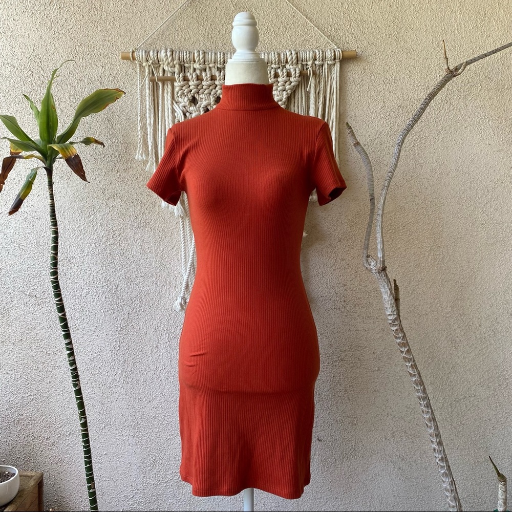 Reformation ribbed dress